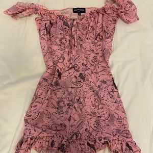 New Girl Order Zodiac Constellation Dress in Pink